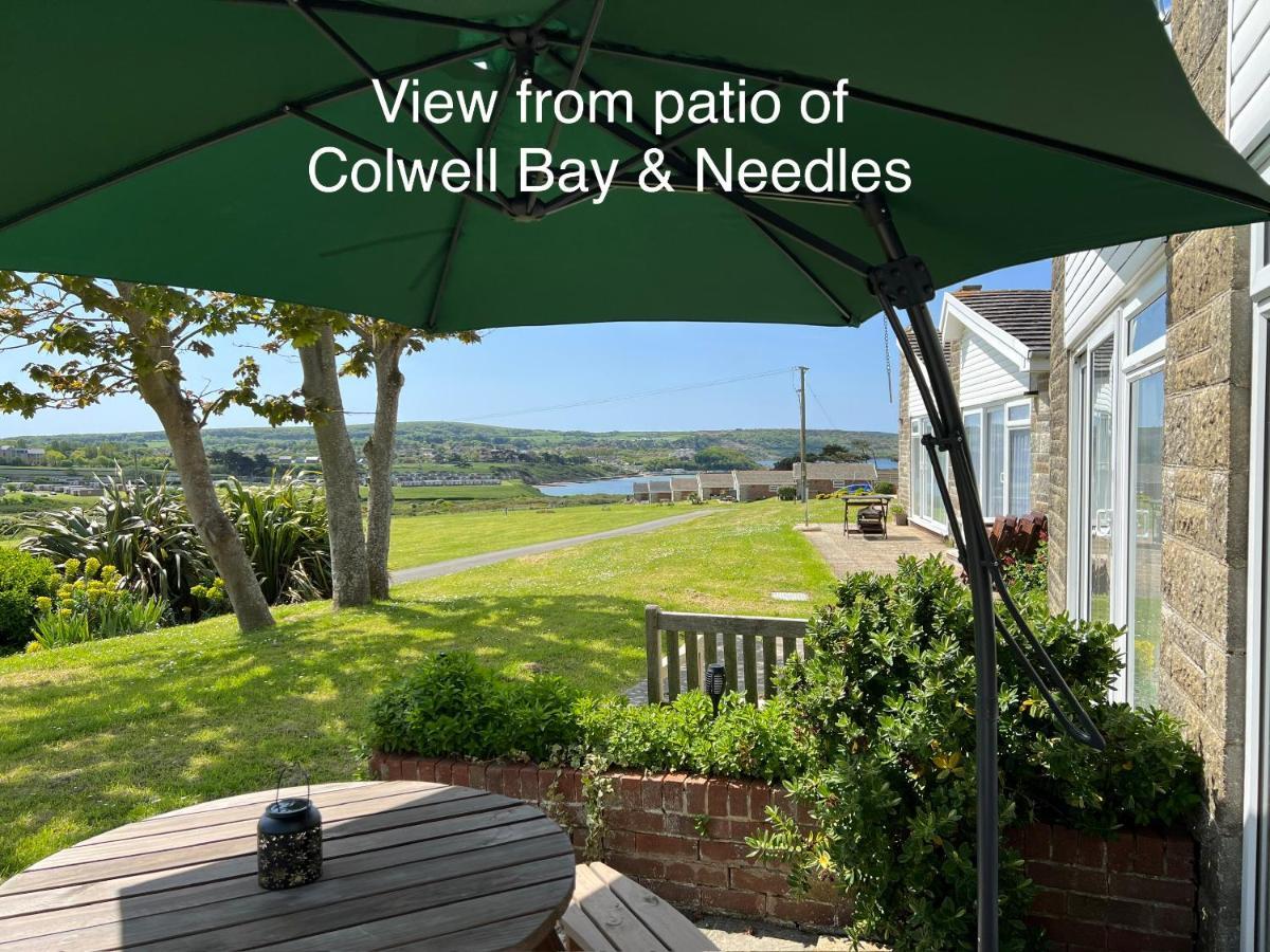 פרשווטר Valley View Self-Catering Coastal Bungalow In Rural West Wight מראה חיצוני תמונה